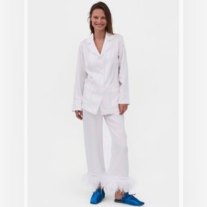 LIKE NEW Sleeper Party Feather Pajama Set